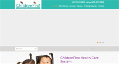 Desktop Screenshot of childrenfirsthealthsystem.com